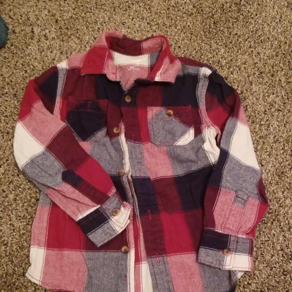 Boys flannel shirt